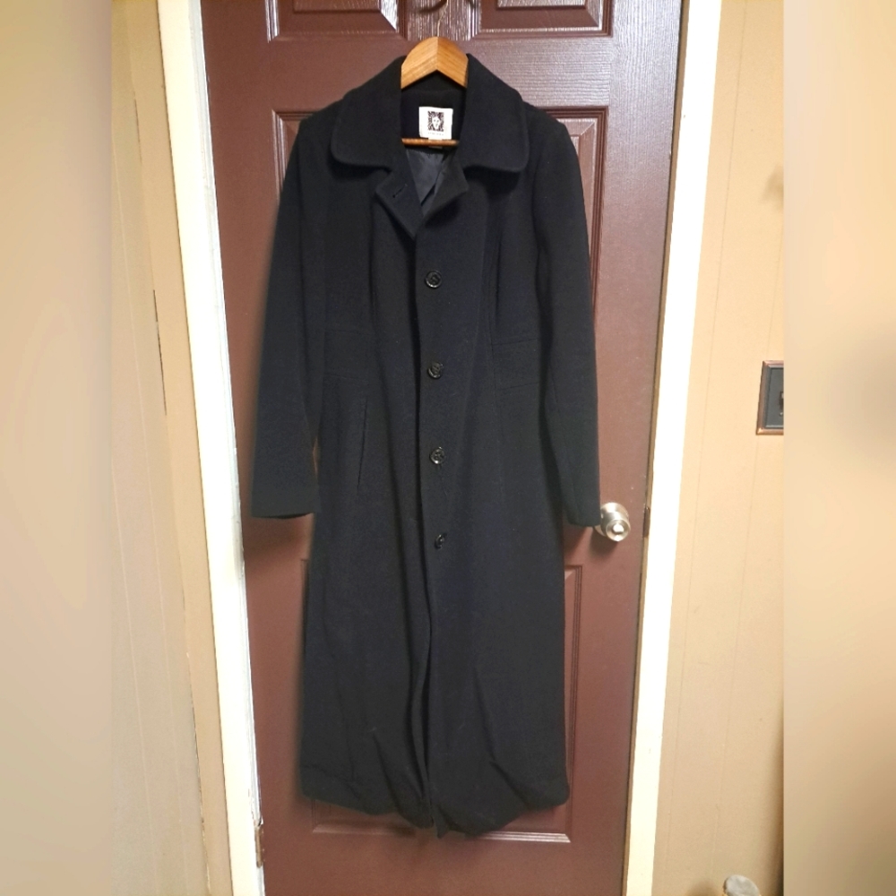 Wool blend coat